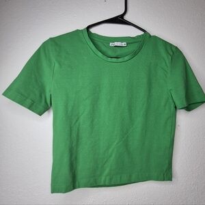 Zara Bright Green Tee